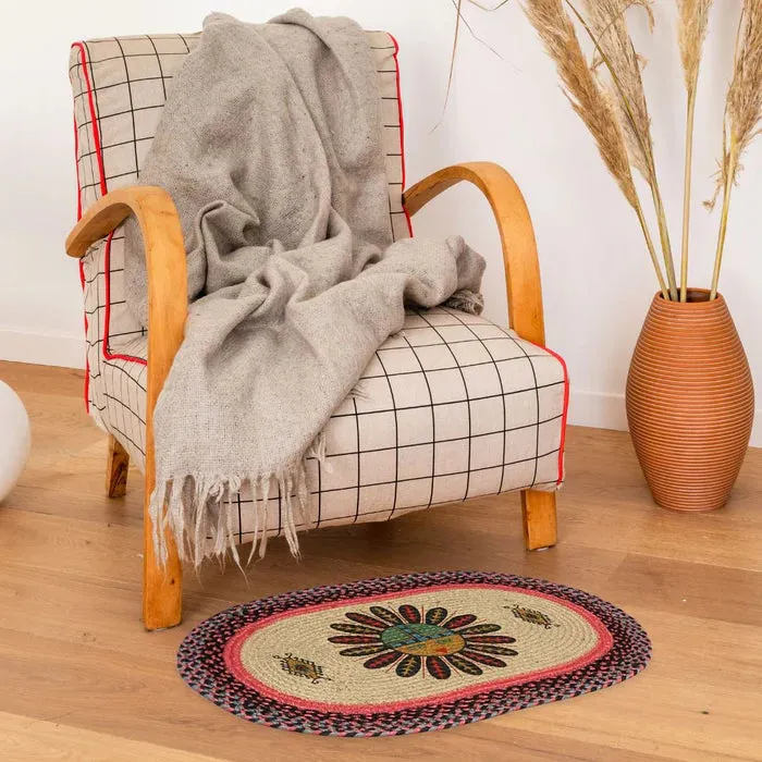 10 Pack Braided Jute Floor Rugs! Only $10.75each!