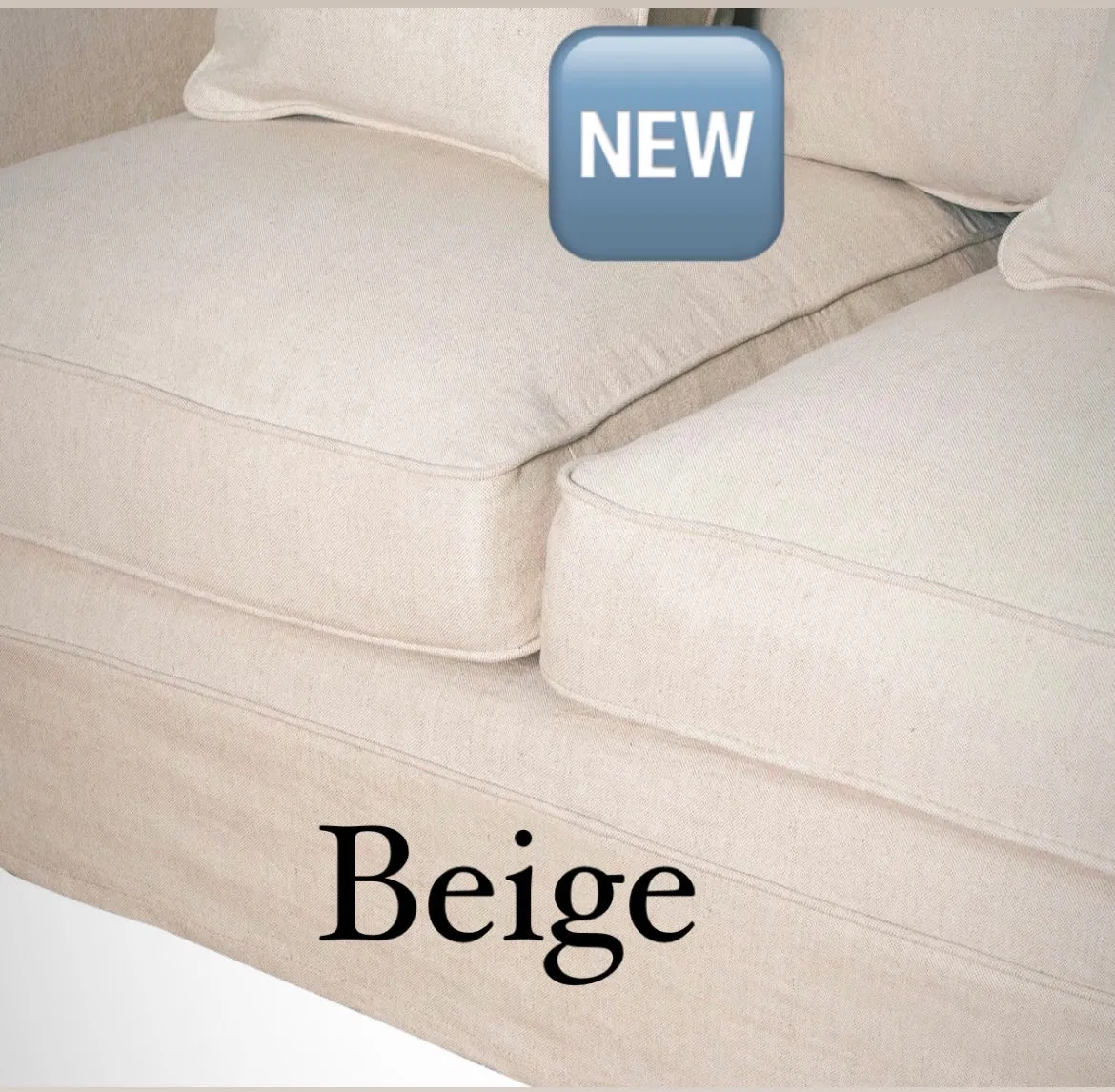 Ayla Hampton 2 Seater Sofa Beige