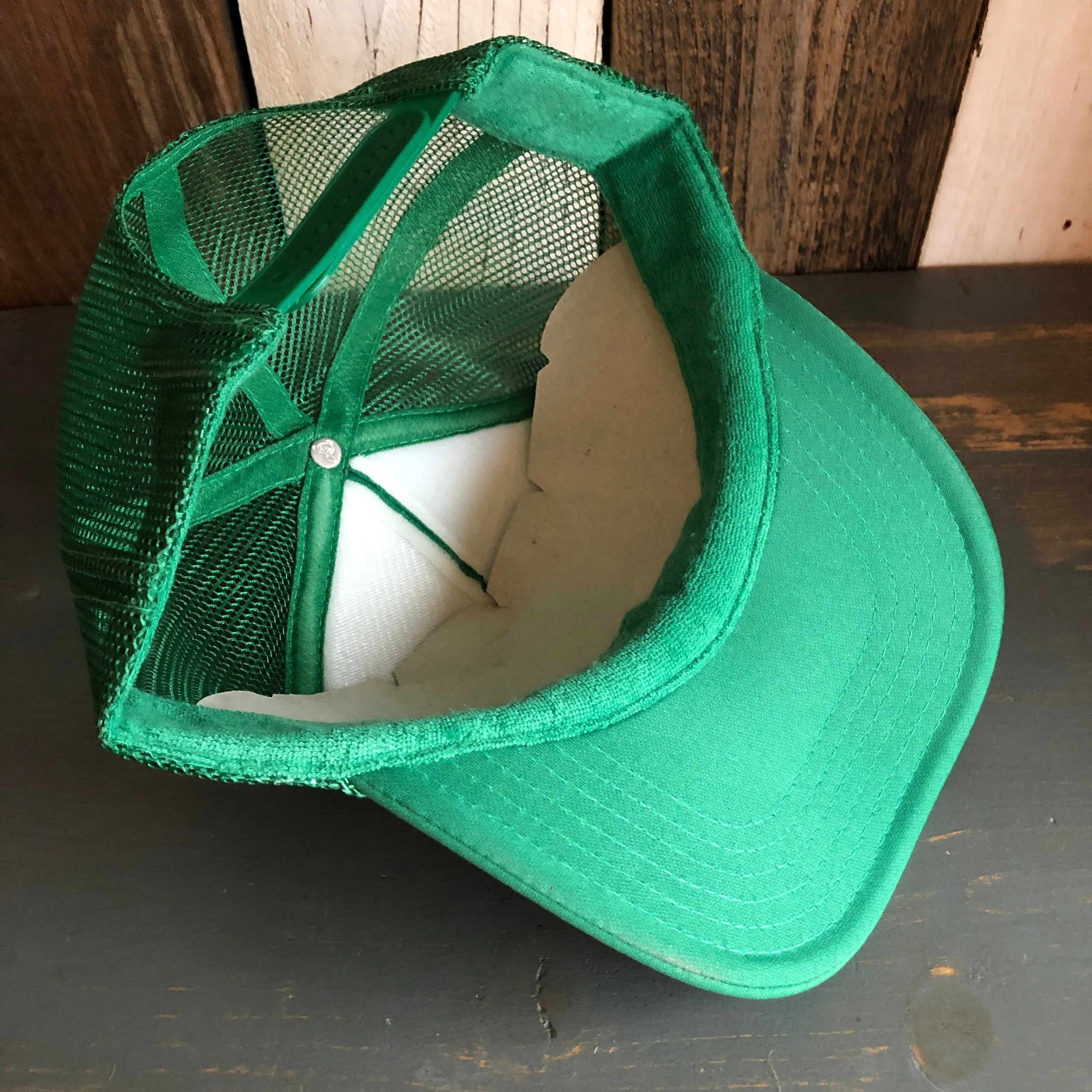 Hermosa Beach GOLF CARTS & YOGA PANTS High Crown Trucker Hat - Kelly Green
