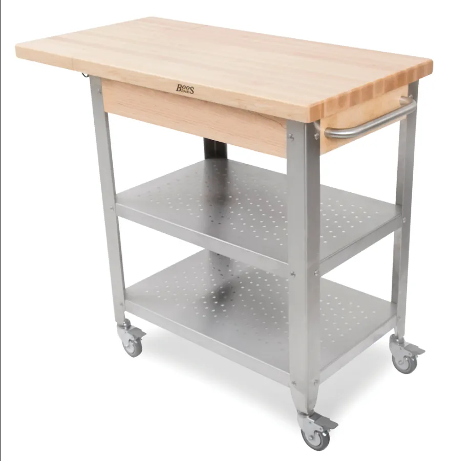 John Boos Maple Cucina Elegante Kitchen Cart 20x40