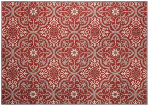 Mosaic-Ruby Outdoor Rug
