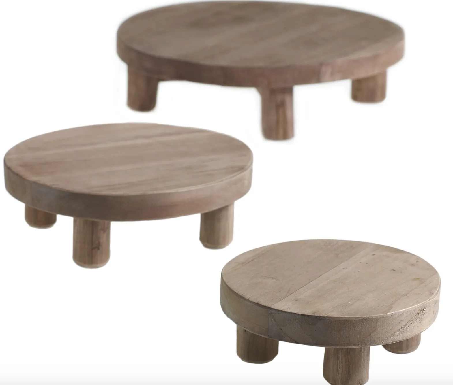Teak Wood Stand, Three Sizes