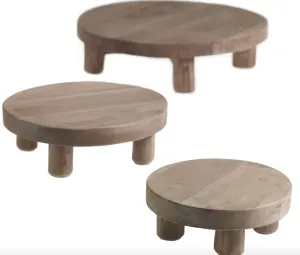 Teak Wood Stand, Three Sizes