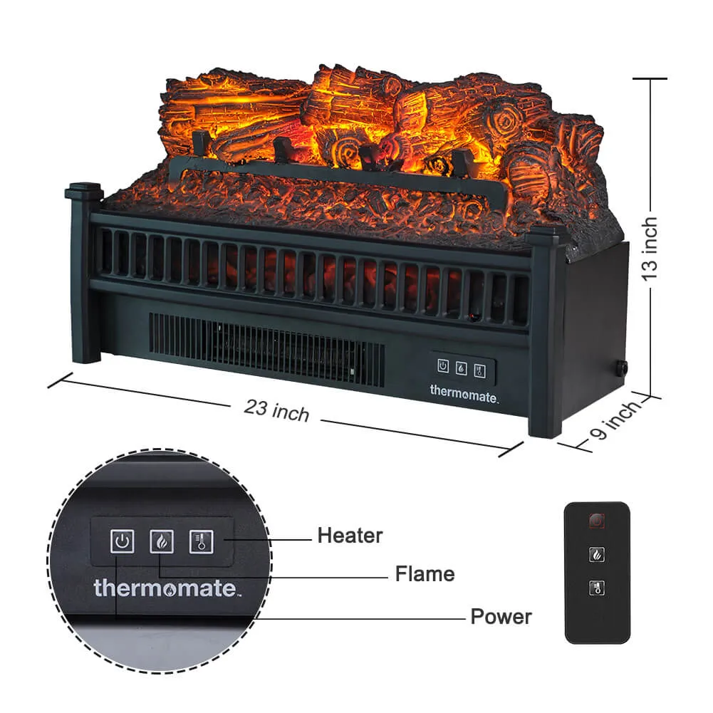 Thermomate 23'' Bulit-In Electric Fireplace