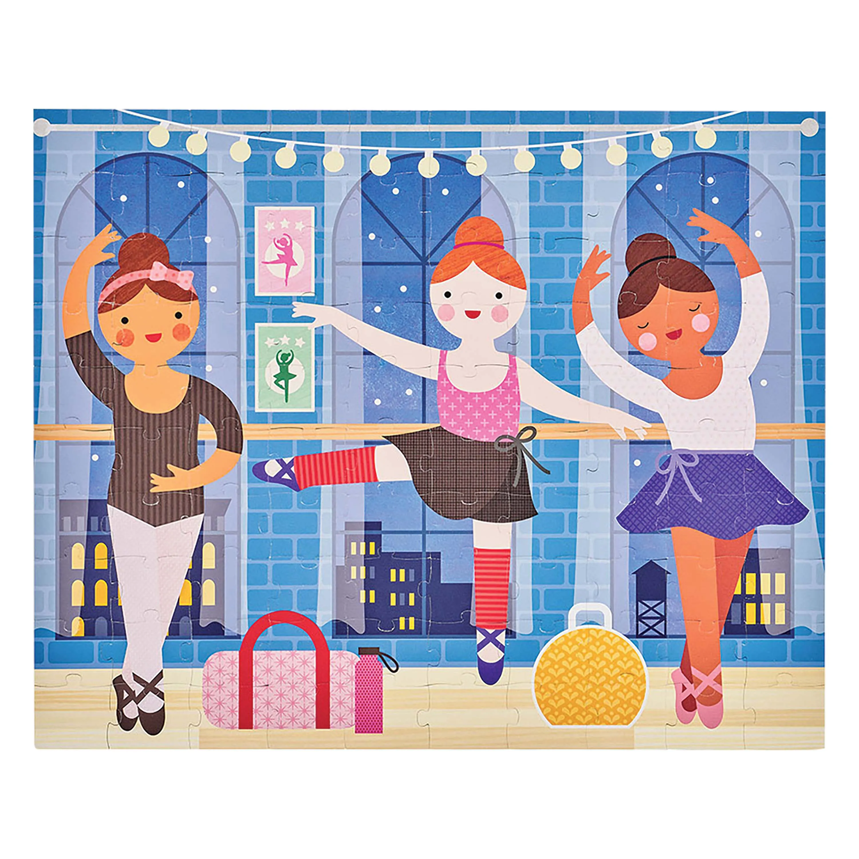 Two-Sided On-The-Go Puzzle - Ballerina