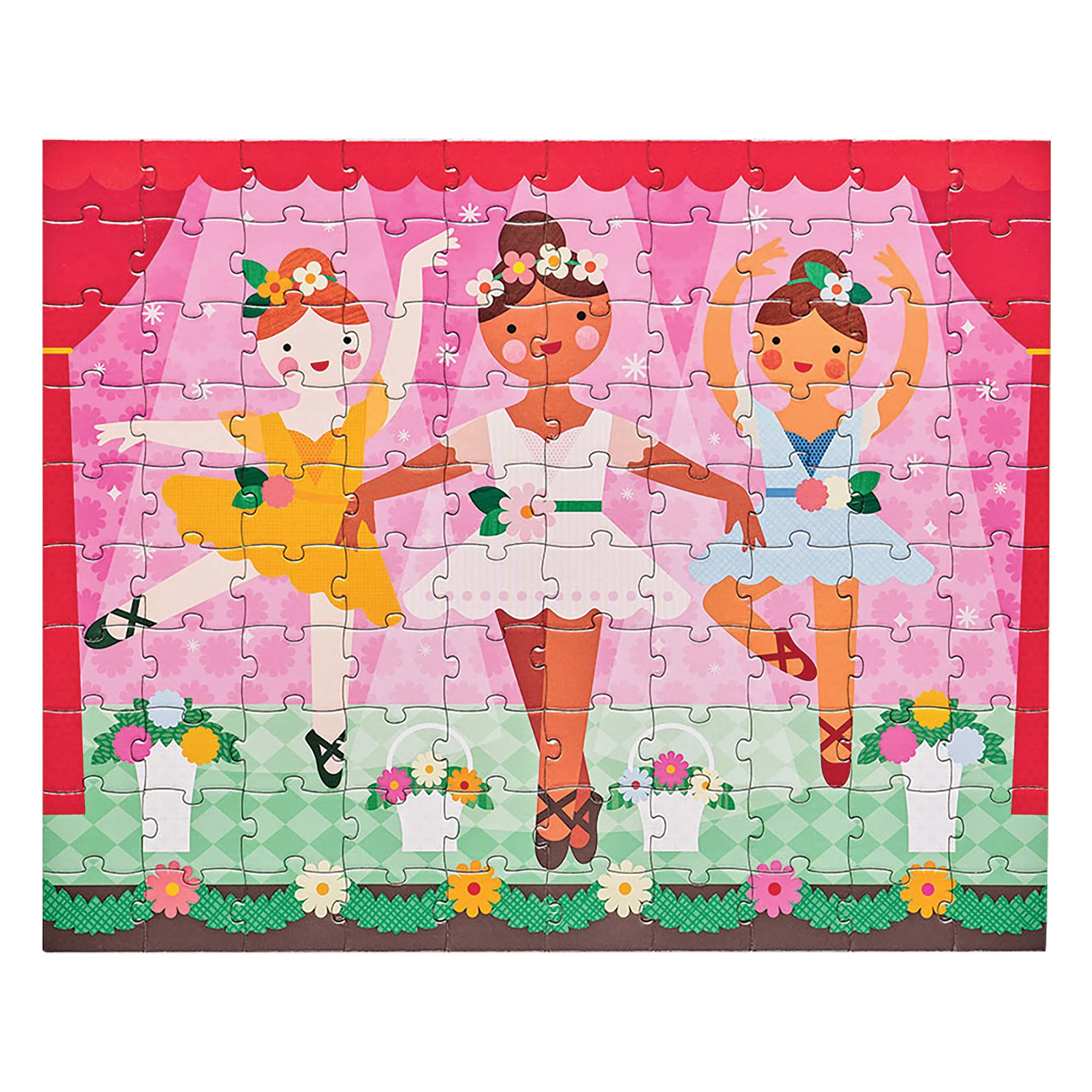 Two-Sided On-The-Go Puzzle - Ballerina