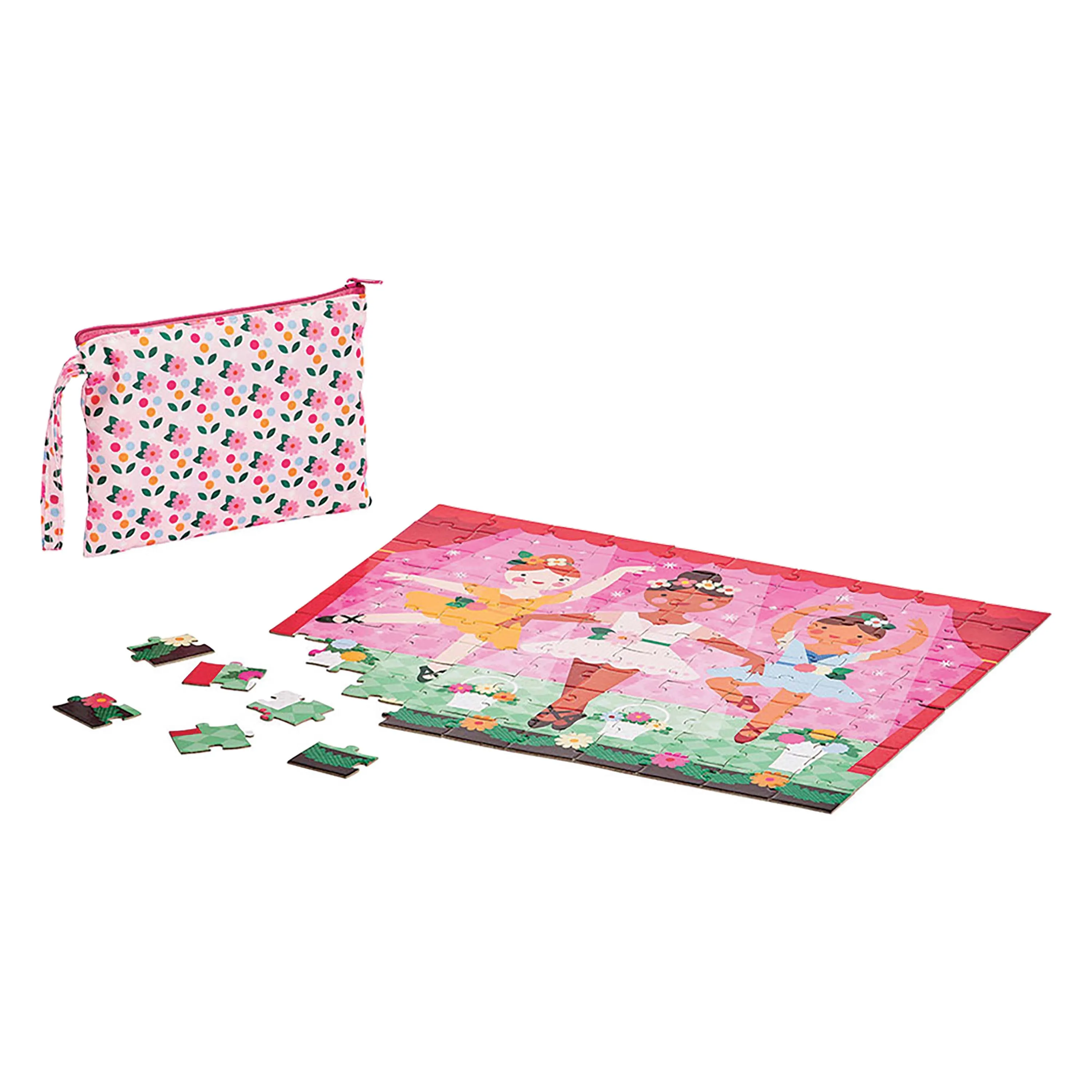Two-Sided On-The-Go Puzzle - Ballerina